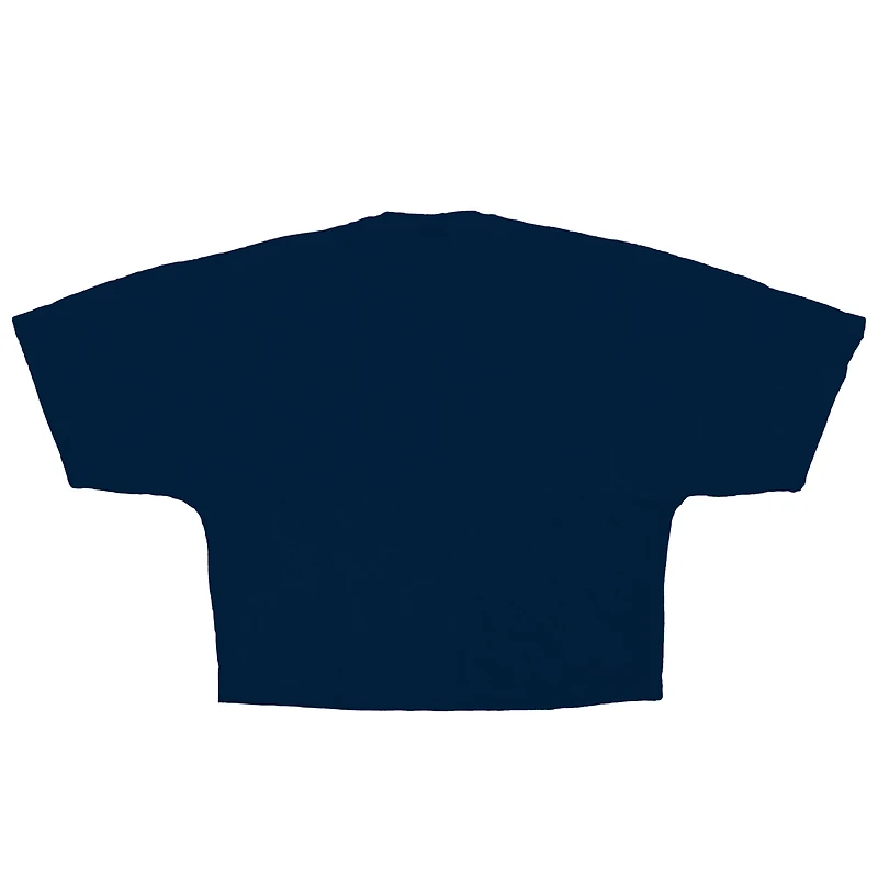 T-shirt court Fanatics bleu marine pour femme, motif Skyline des Detroit Tigers
