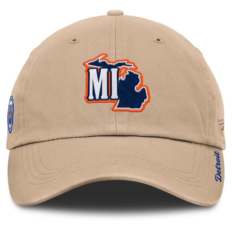 Women's Fanatics Tan Detroit Tigers Cooperstown Collection Adjustable Hat