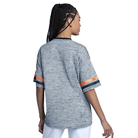 Women's G-III 4Her by Carl Banks Navy Detroit Tigers Off-Season Oversized Top