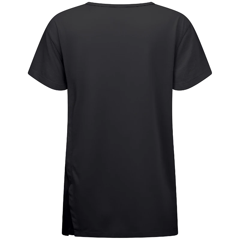 Women's Levelwear Black Detroit Tigers Influx Abyssal T-Shirt