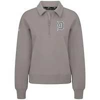 Pull à fermeture éclair quart de tour Canmore gris pour femme Levelwear des Detroit Tigers