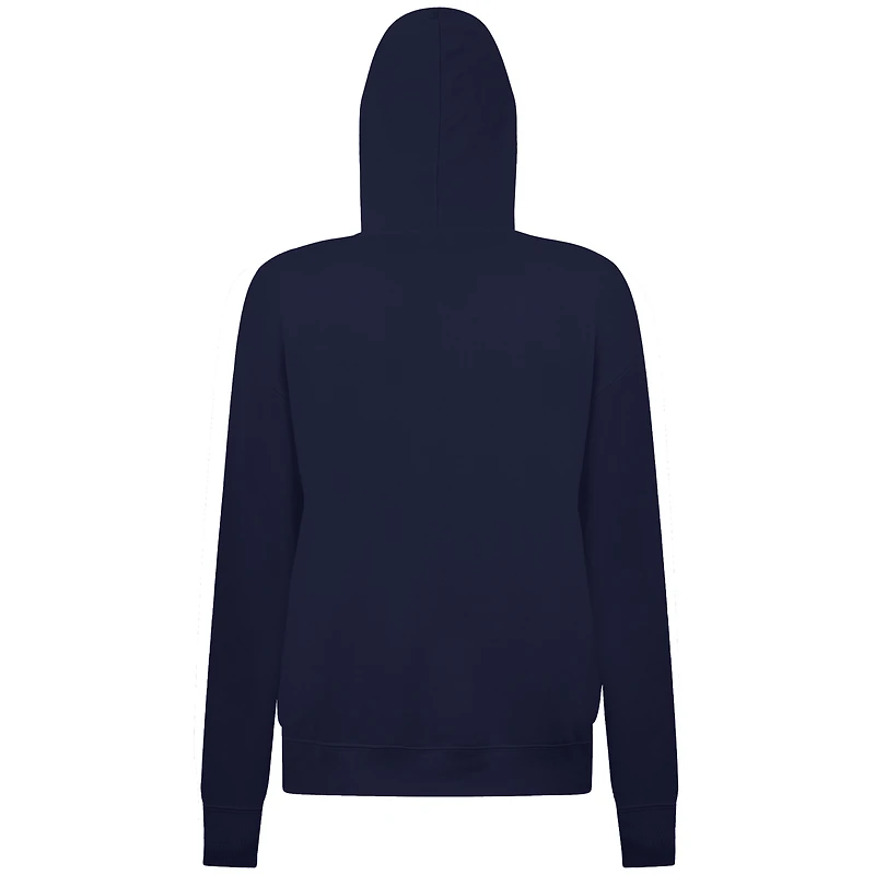 Sweat à capuche imprimé graphique Detroit Tigers bleu marine pour femme Levelwear