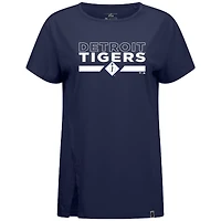 T-shirt bleu marine pour femme Levelwear City Connect Influx No Hitter des Detroit Tigers
