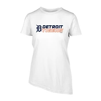 Women's Levelwear  White Detroit Tigers Birch Chase T-Shirt