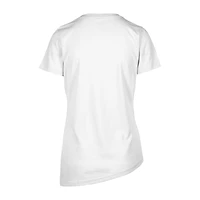 Women's Levelwear  White Detroit Tigers Birch Chase T-Shirt