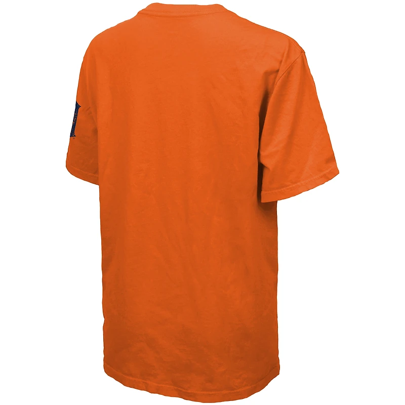 T-shirt surdimensionné pour femme Majestic Threads Tarik Skubal orange avec nom et numéro des Detroit Tigers