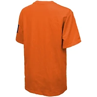 T-shirt surdimensionné pour femme Majestic Threads Tarik Skubal orange avec nom et numéro des Detroit Tigers