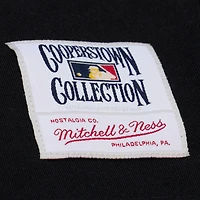 T-shirt court noir Mitchell & Ness Detroit Tigers Cooperstown Collection Phantom pour femme