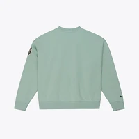 Sweat-shirt Mitchell & Ness vert Detroit Tigers Yacht Rock pour femme