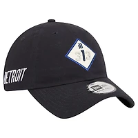 Casquette classique décontractée ajustable Detroit Tigers City Connect pour femme, bleu marine