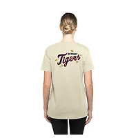 Women's New Era  Cream Detroit Tigers Stars & Cap T-Shirt