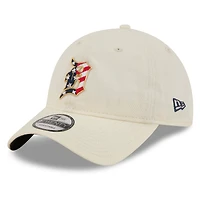 Casquette ajustable New Era crème Detroit Tigers USA 250 Fourth of July 9TWENTY pour femme