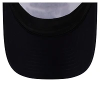 Casquette trucker New Era pour femme, beige clair/marine, Detroit Tigers Retro 9FORTY M-Crown, modèle A-Frame, ajustable.