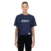 Women's New Era Navy Detroit Tigers 2026 City Connect Pinstripe T-Shirt