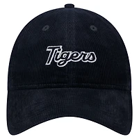 Women's New Era Navy Detroit Tigers Corduroy 9TWENTY Adjustable Hat