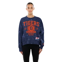 Sweat-shirt oversize style boxer New Era bleu marine Detroit Tigers pour femme