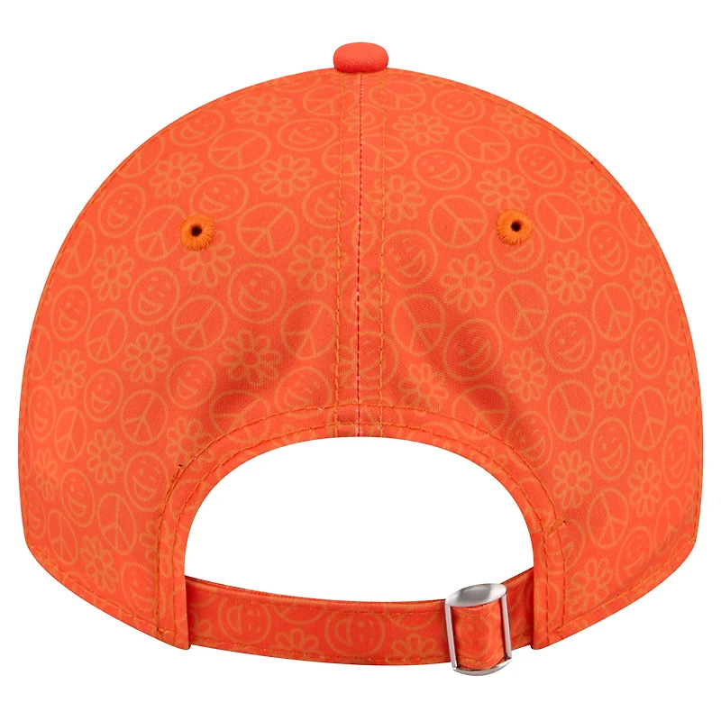 Casquette ajustable New Era orange Detroit Tigers Don't Worry 9TWENTY pour femme