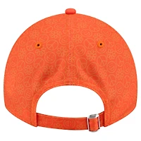 Casquette ajustable New Era orange Detroit Tigers Don't Worry 9TWENTY pour femme