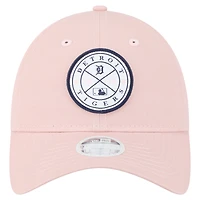 Casquette ajustable Bloom 9TWENTY rose New Era pour femme des Detroit Tigers