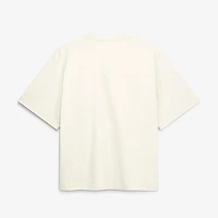 Women's Nike  Cream Detroit Tigers Arched Distressed Boxy T-Shirt