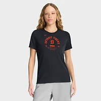 T-shirt Nike Detroit Tigers Authentic Collection Early Work Tri-Blend Dri-FIT pour femme, bleu marine