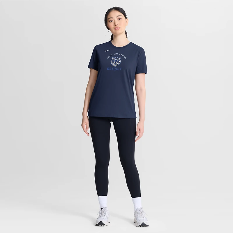 Women's Nike Navy Detroit Tigers City Connect Arch T-Shirt