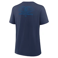 Women's Nike  Navy Detroit Tigers Globe Logo T-Shirt