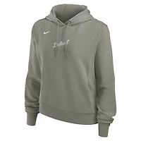 Women's Nike Olive Detroit Tigers One Tri-Blend Dri-FIT Hoodie