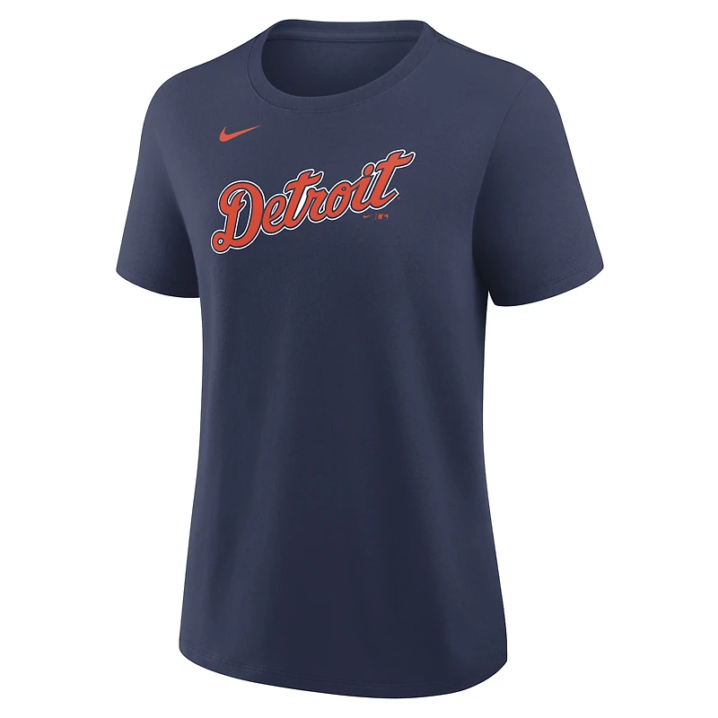Women's Nike Riley Greene Navy Detroit Tigers Name & Number T-Shirt