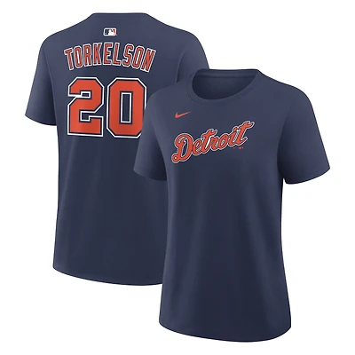 Women's Nike Spencer Torkelson Navy Detroit Tigers Name & Number T-Shirt