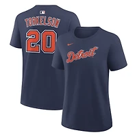 Women's Nike Spencer Torkelson Navy Detroit Tigers Name & Number T-Shirt