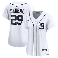 Maillot Nike Tarik Skubal blanc pour femme, édition limitée, domicile des Detroit Tigers