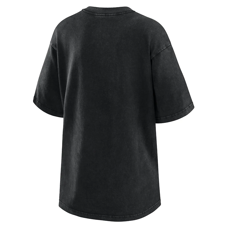 T-shirt boyfriend surdimensionné anthracite pour femme WEAR by Erin Andrews des Detroit Tigers