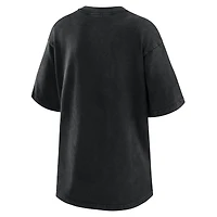 T-shirt boyfriend surdimensionné anthracite pour femme WEAR by Erin Andrews des Detroit Tigers