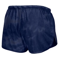 Women's WEAR by Erin Andrews Navy Detroit Tigers Tie-Dye Cropped Pullover Sweatshirt & Shorts Lounge Set