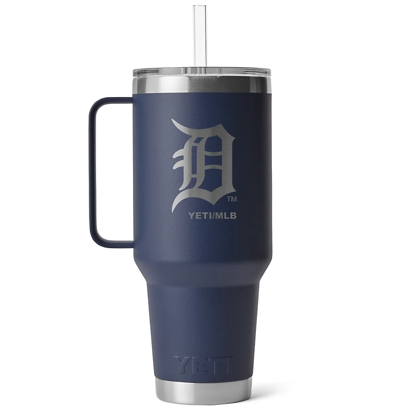 YETI Detroit Tigers 42oz. Rambler Straw Mug