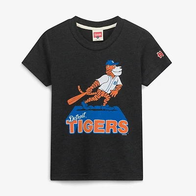 T-shirt en mélange de trois couleurs, hommage à la mascotte des Tigers Détroit, couleur anthracite, pour jeunes