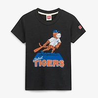 T-shirt en mélange de trois couleurs, hommage à la mascotte des Tigers Détroit, couleur anthracite, pour jeunes