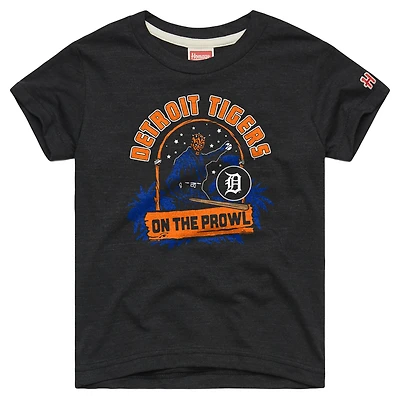 Youth Homage  Charcoal Detroit Tigers Star Wars x MLB Dark Side T-Shirt