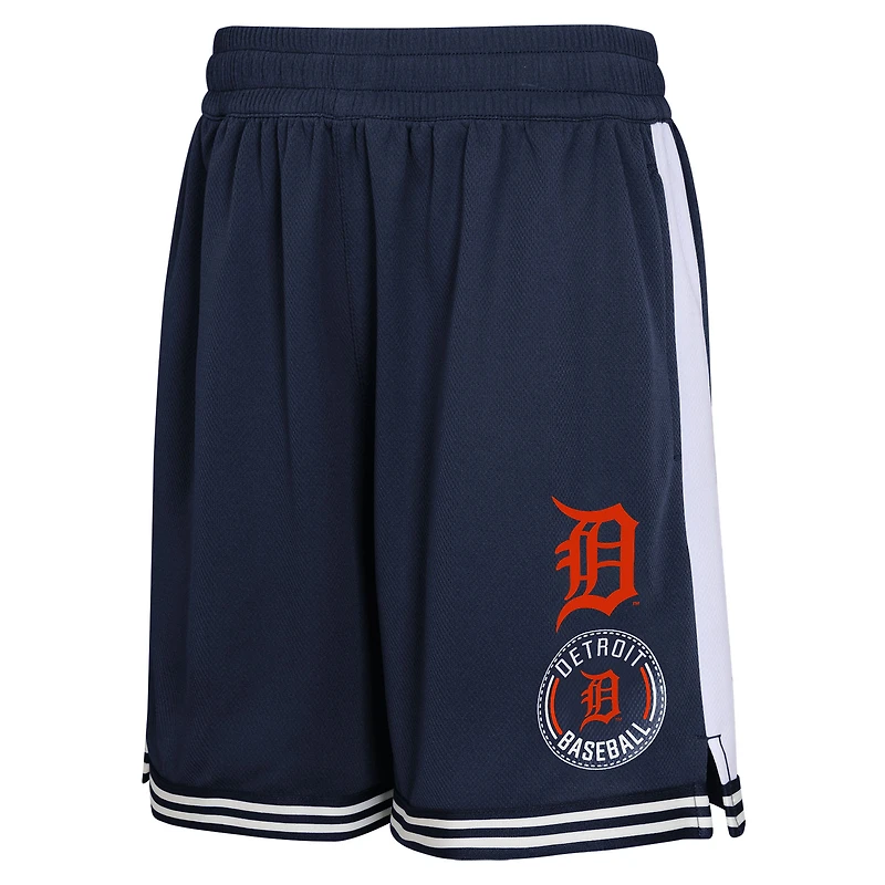 Youth  Navy Detroit Tigers Infielder Shorts