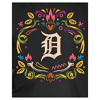 T-shirt noir Día de los Muertos des Detroit Tigers New Era pour jeunes