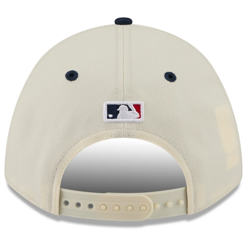 Youth New Era Cream/Navy Detroit Tigers USA 250 9FORTY M-Crown Adjustable Hat