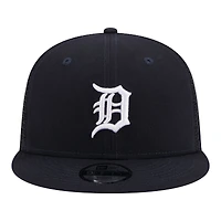 Youth New Era  Navy Detroit Tigers 9FIFTY Trucker Snapback Hat