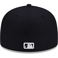 Casquette ajustée 59FIFTY avec logo principal des Detroit Tigers New Era bleu marine pour jeune