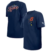 Youth New Era  Navy Detroit Tigers Stars & Cap T-Shirt
