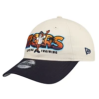 Casquette ajustable New Era Stone/Navy Detroit Tigers 2026 Spring Training Fan Pack Batter 9TWENTY pour jeunes