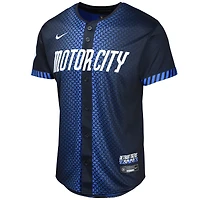 Maillot Nike Javier Baez pour jeune, bleu marine, Detroit Tigers 2024 City Connect Limited