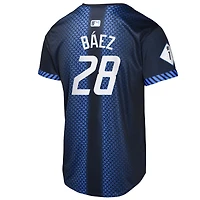 Maillot Nike Javier Baez pour jeune, bleu marine, Detroit Tigers 2024 City Connect Limited