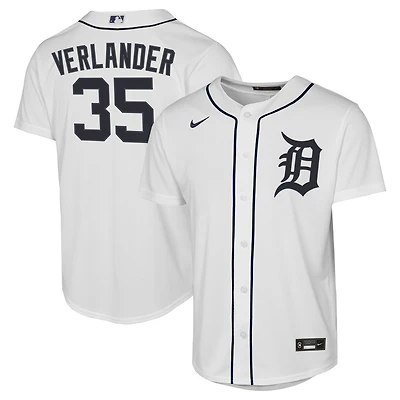 Maillot réplique domicile Nike Justin Verlander blanc des Tigers de Detroit pour jeunes