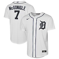 Youth Nike Kevin McGonigle White Detroit Tigers Home Replica Jersey